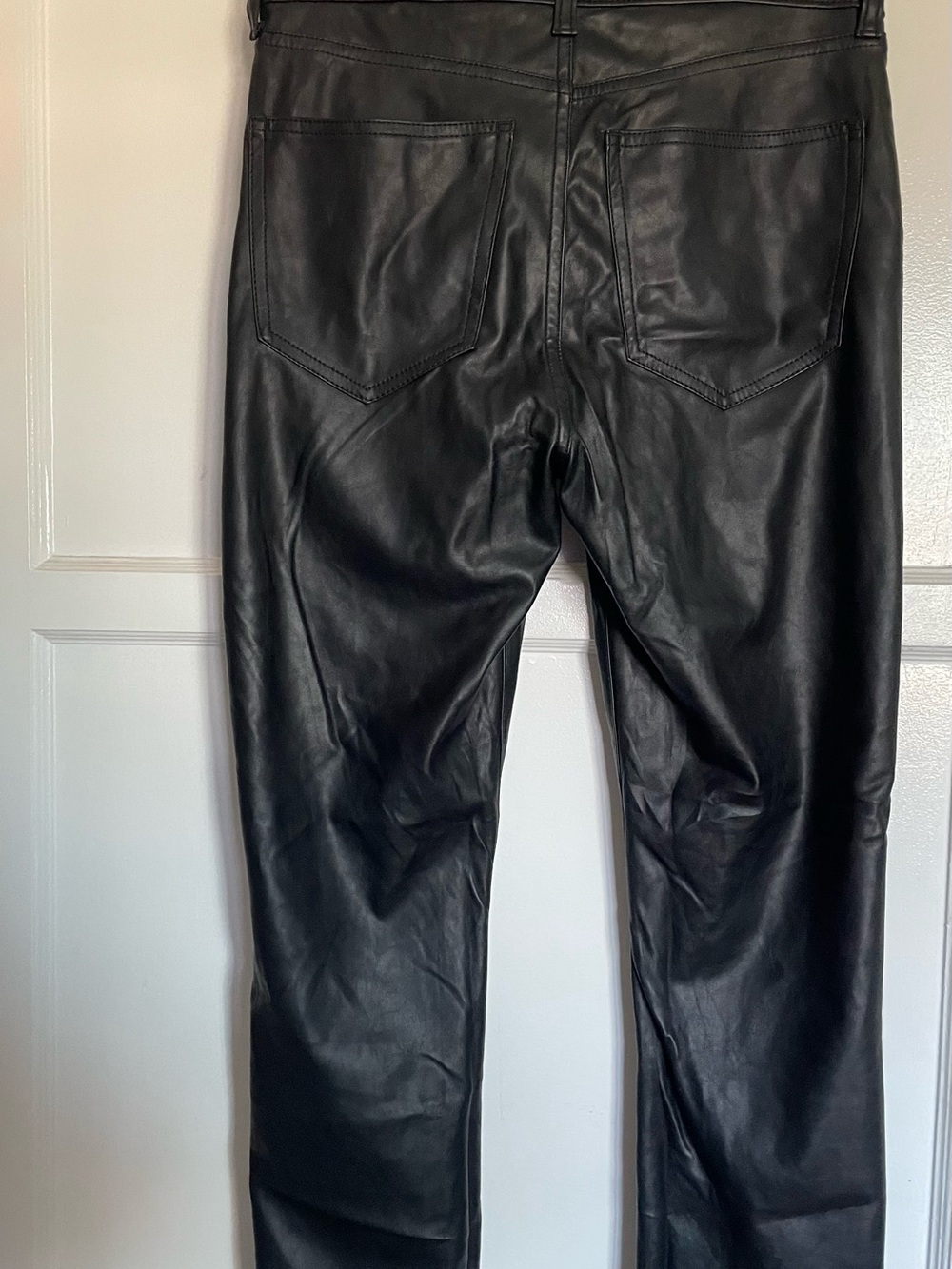 GAP Women’s Black Faux Leather Pants